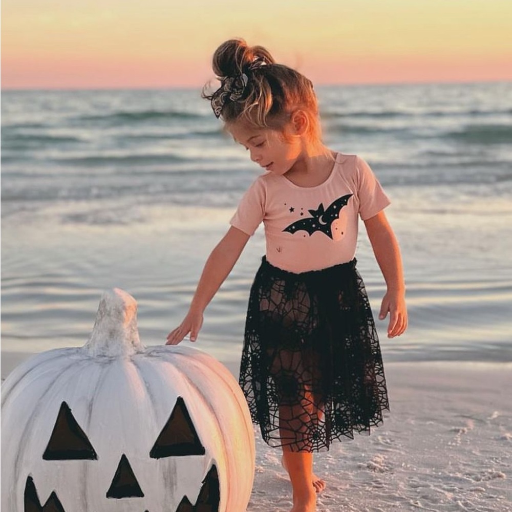 Nora Madison bat leotard bodysuit Halloween